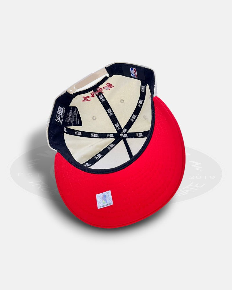 Chicago Bulls 6x NBA Champions Overall Logo The Golfer Snapback Hat