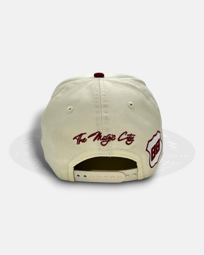 Miami Heat Multi-Dunk Golfer A-Frame Snapback Hat