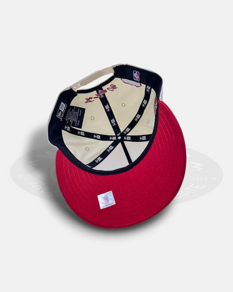 Miami Heat Multi-Dunk Golfer A-Frame Snapback Hat
