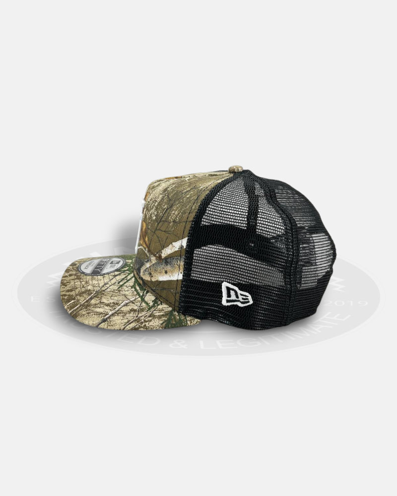 Los Angeles Dodgers Upside Down Realtree Trucker 9FIFTY A-Frame Snapback Hat
