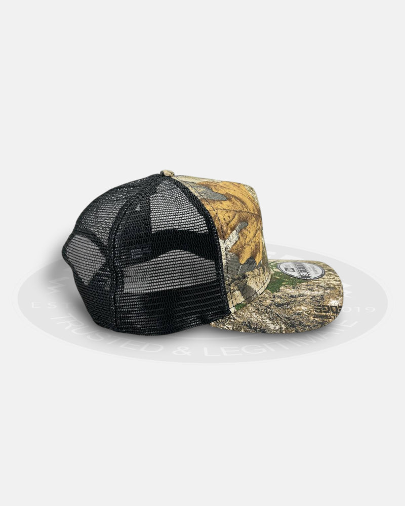 Los Angeles Dodgers Upside Down Realtree Trucker 9FIFTY A-Frame Snapback Hat