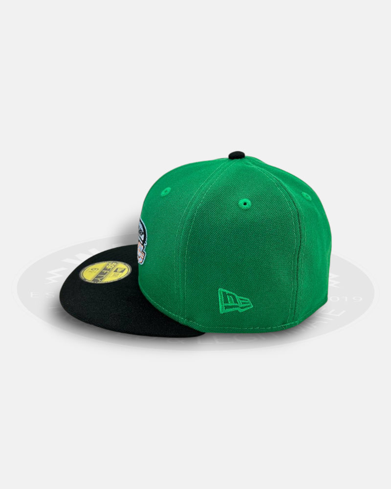 Tampa Bay Rays Side Crest Kelly Black Grey Underbill 59Fifty Fitted Hat