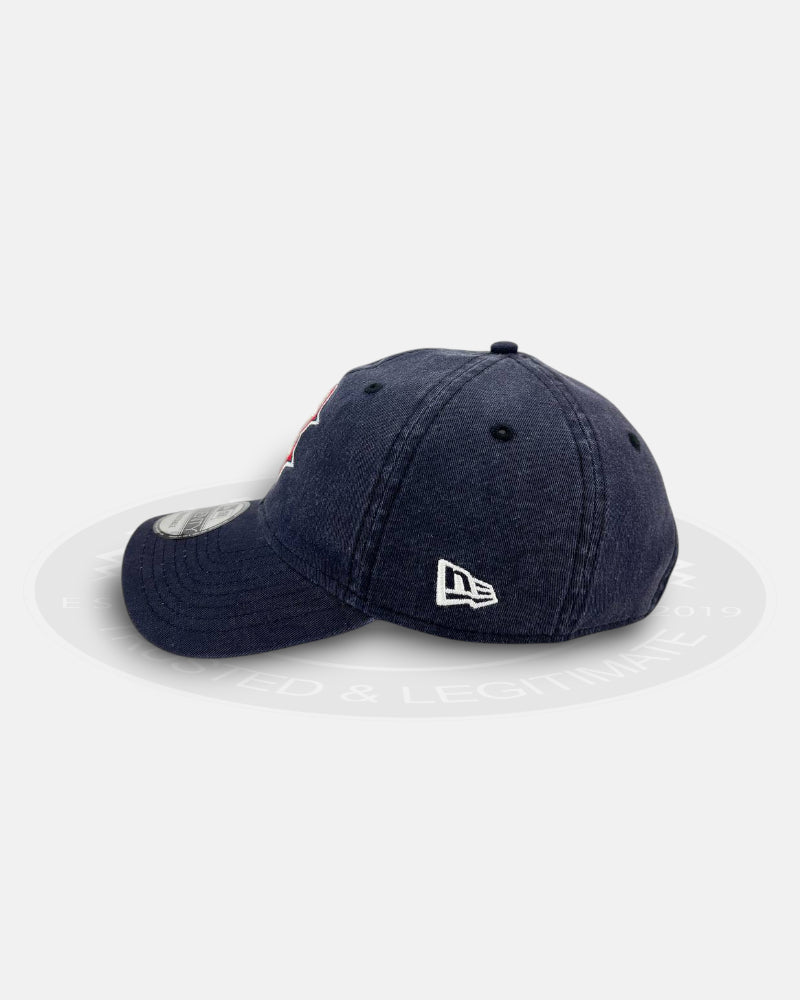 Boston Red Sox Navy Emblem Set 9TWENTY Strapback Hat