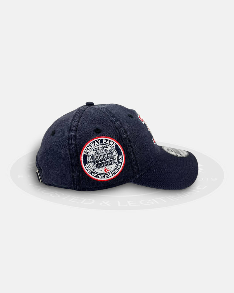 Boston Red Sox Navy Emblem Set 9TWENTY Strapback Hat