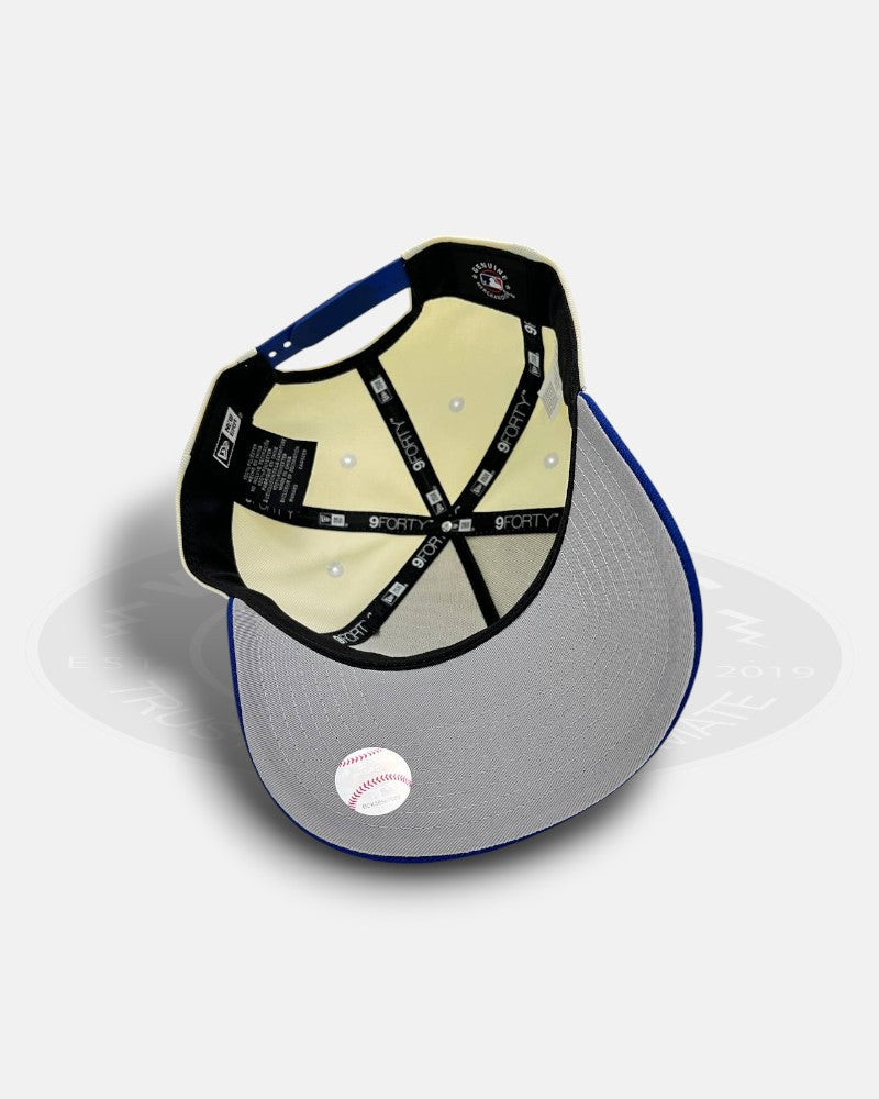 Los Angeles Dodgers Kanji Japan Flag Side Logo Two Tone 9Forty A-Frame Snapback Hat
