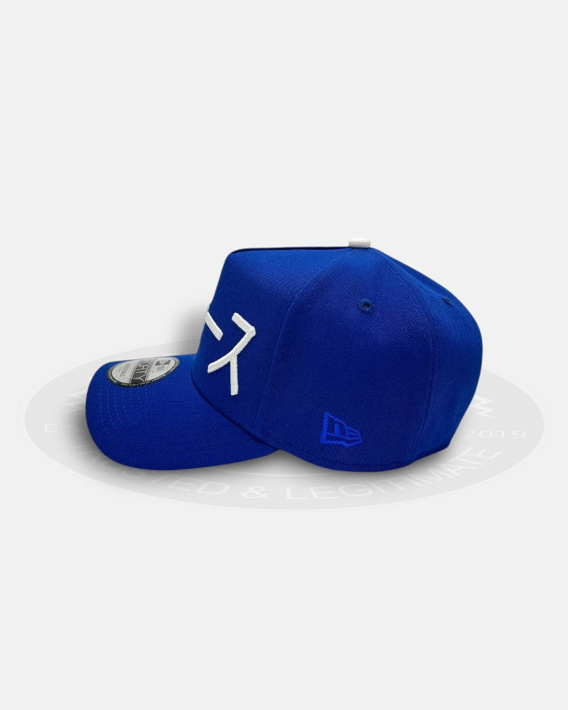 Los Angeles Dodgers Kanji Japan Flag Side Logo Blue 9Forty A-Frame Snapback Hat