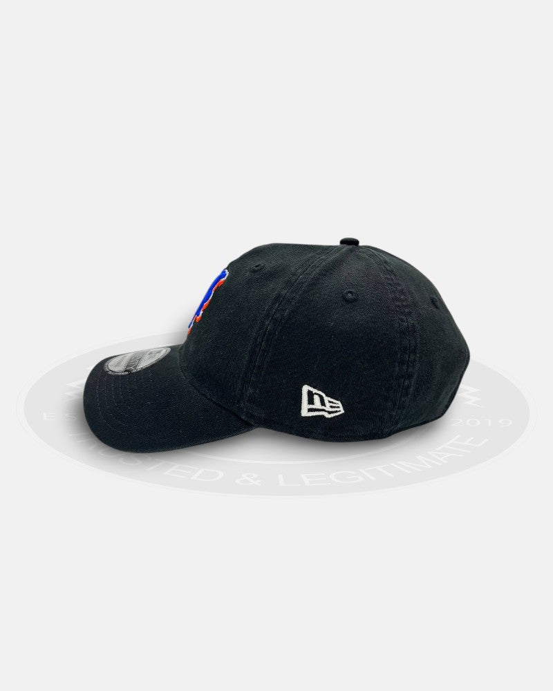 New York Mets Black Vector Prime 9TWENTY Strapback Hat