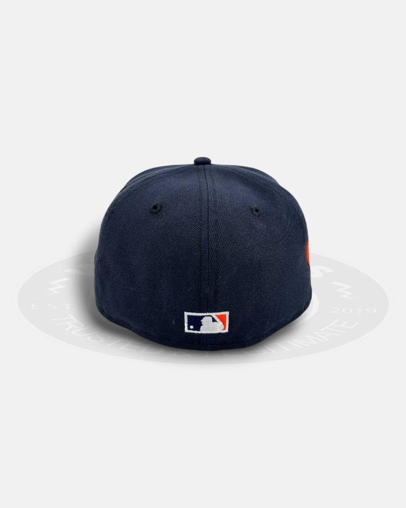 Detroit Tigers Script Midnight Navy 59Fifty Fitted Hat