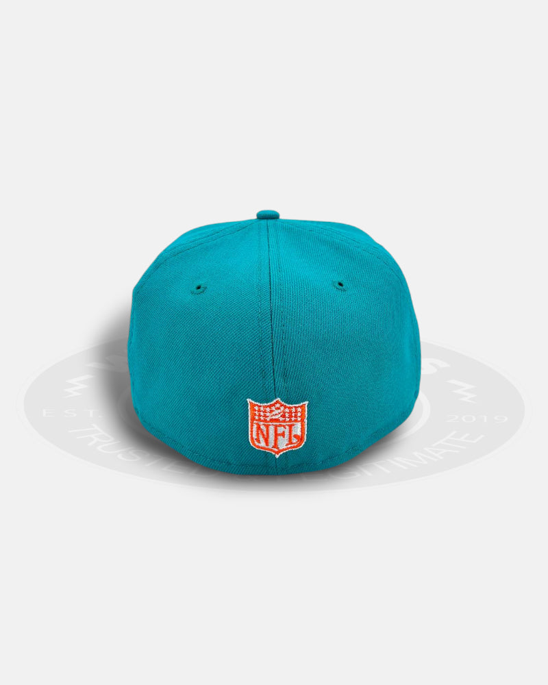 Miami Dolphins Aqua Classic 59Fifty Fitted Hat