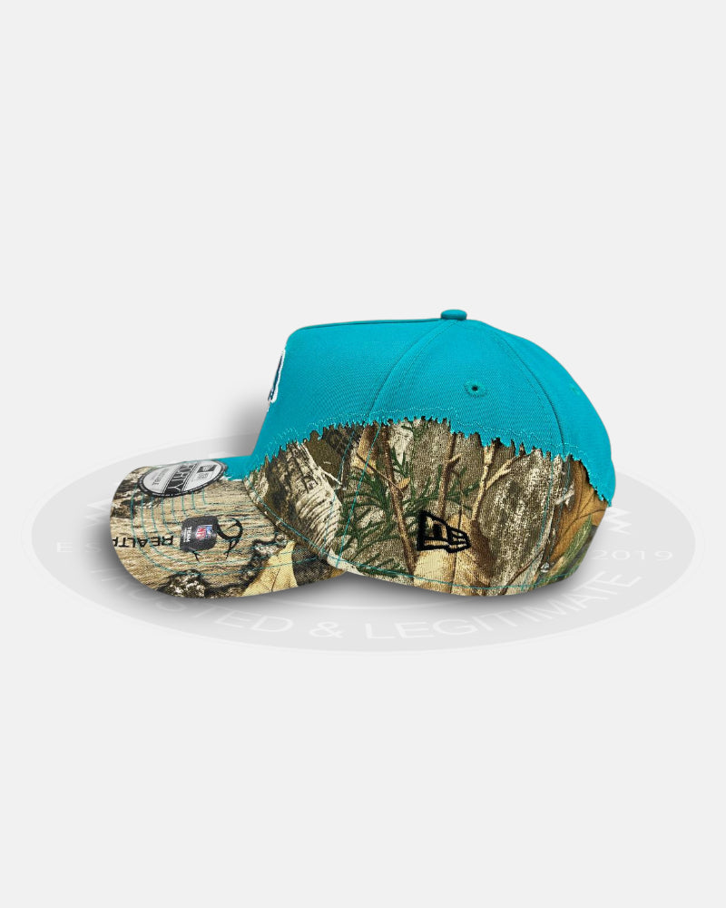 Miami Dolphins Camo Roughcut 9FORTY A-Frame Snapback Hat