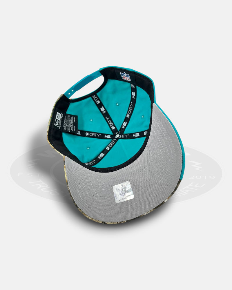 Miami Dolphins Camo Roughcut 9FORTY A-Frame Snapback Hat