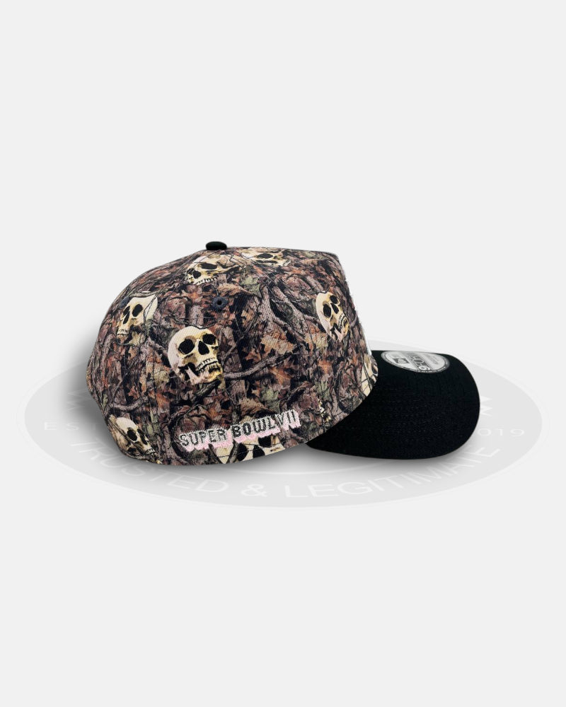 Miami Dolphins Skull Camo 9FORTY A-Frame Snapback Hat
