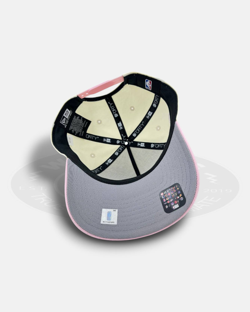 Charlotte Hornets Pink Citrus 9FORTY A-Frame Snapback Hat