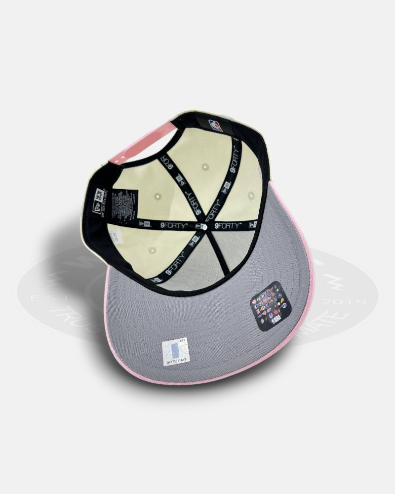 Chicago Bulls Pink Citrus 9FORTY A-Frame Snapback Hat