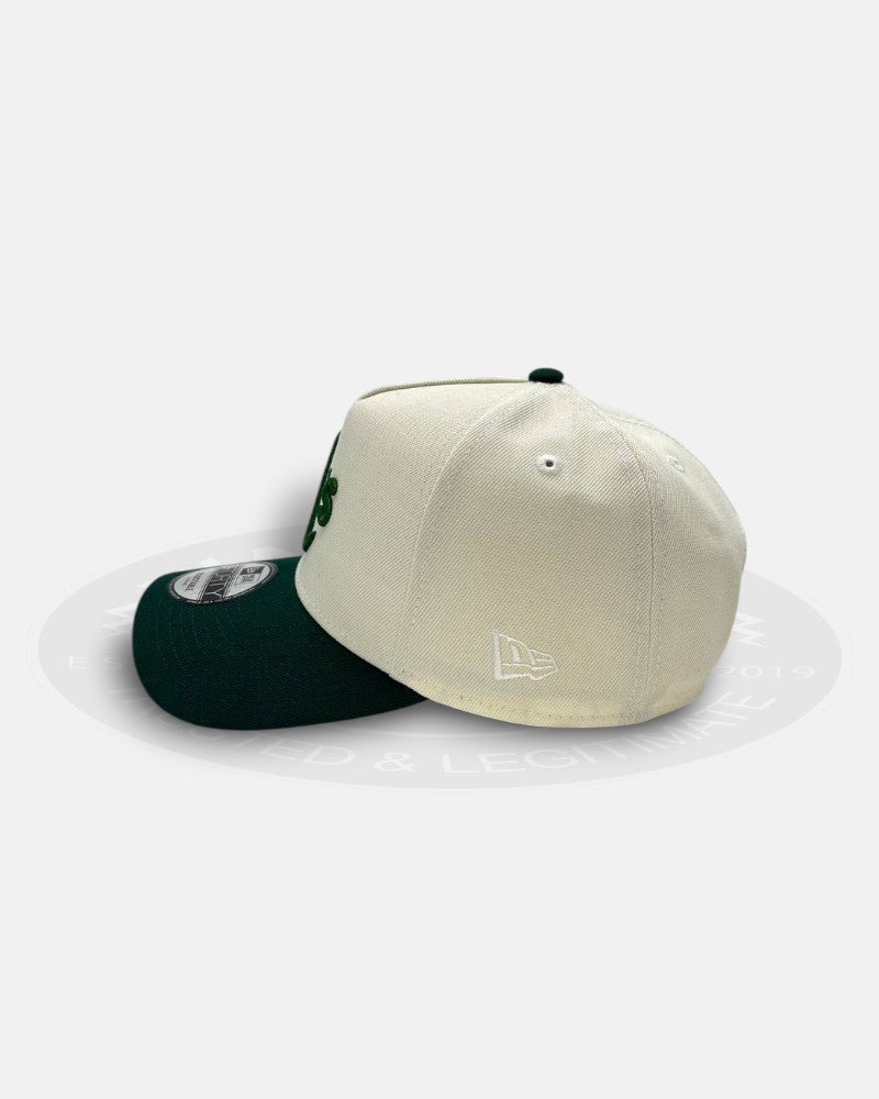 Oakland Athletics 50th Anniversary Two Tone Chrome Green 9forty A-frame Snapback Hat