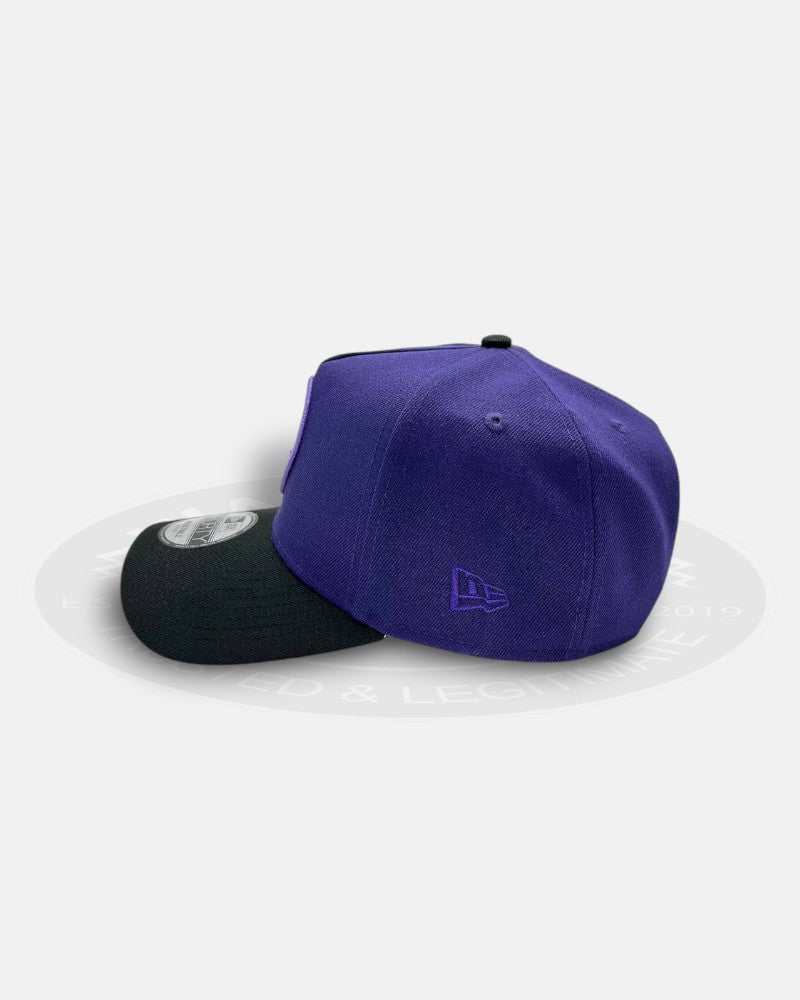 Las Vegas 51s Two Tone Purple Black 9forty A-frame Snapback Hat