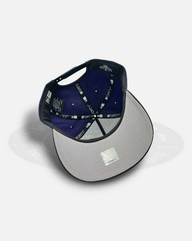 Las Vegas 51s Two Tone Purple Black 9forty A-frame Snapback Hat