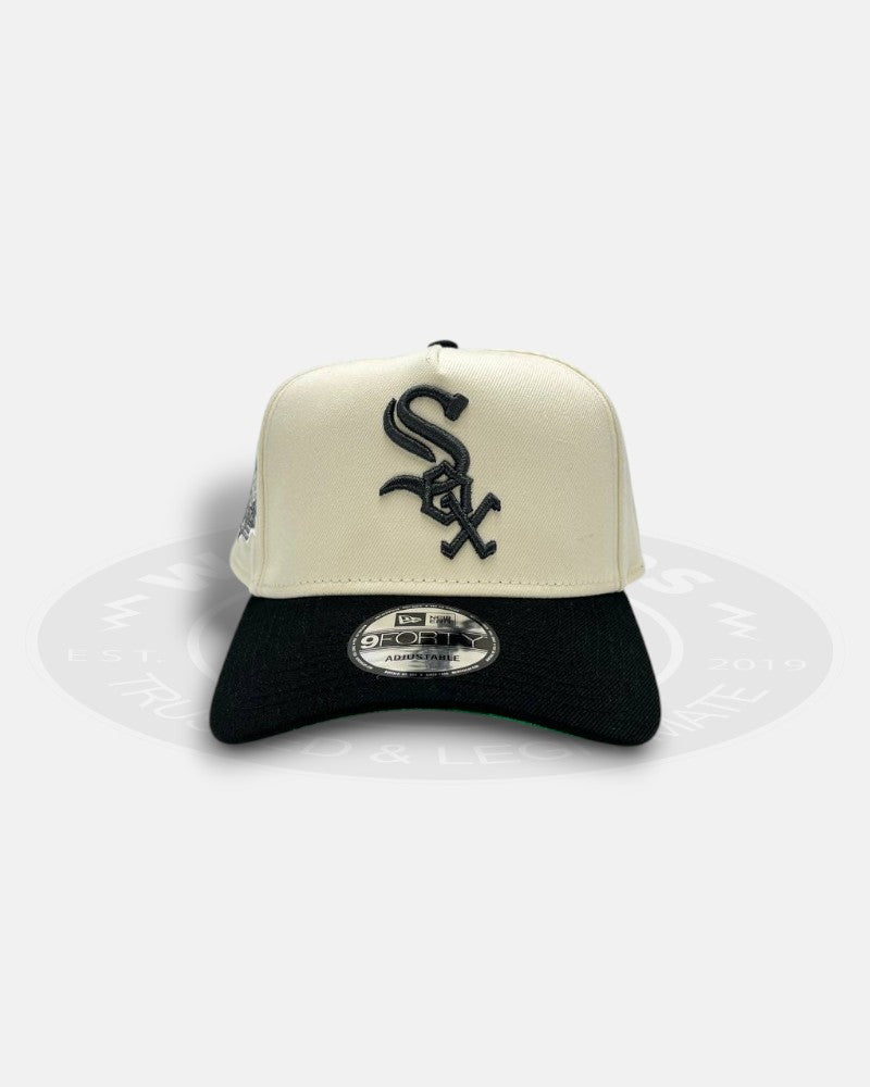 Chicago White Sox Comiskey Park Two Tone Chrome Black 9Forty A-Frame Snapback Hat