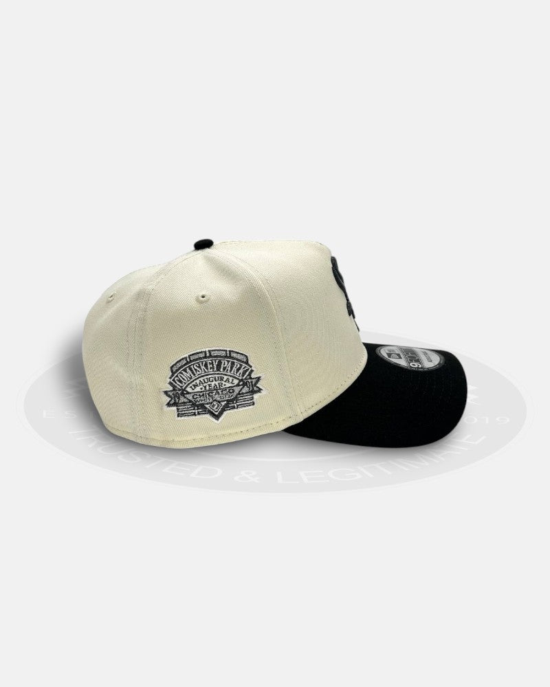 Chicago White Sox Comiskey Park Two Tone Chrome Black 9Forty A-Frame Snapback Hat