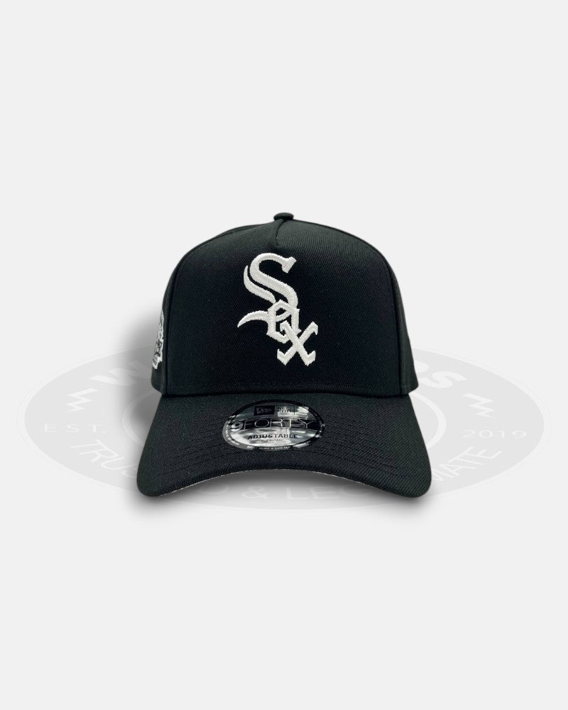 Chicago White Sox Comiskey Park Black 9Forty A-Frame Snapback Hat