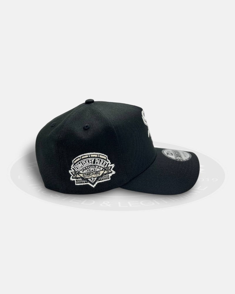 Chicago White Sox Comiskey Park Black 9Forty A-Frame Snapback Hat
