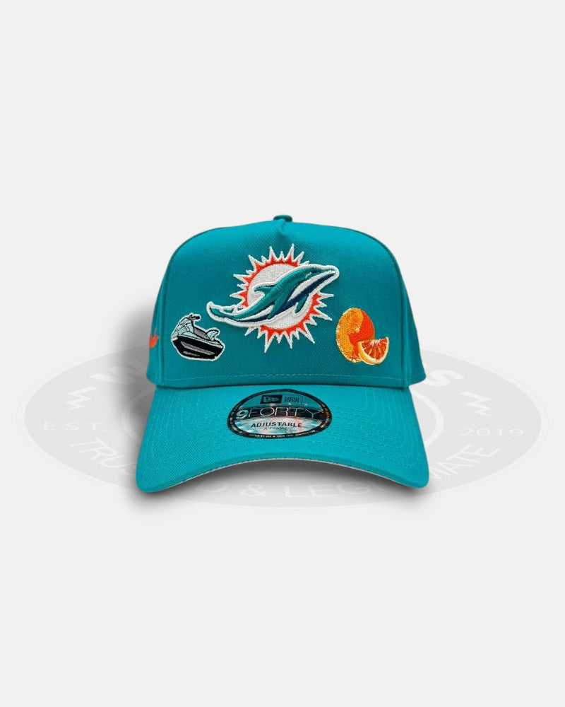 Miami Dolphins City Icons 9Forty A-Frame Snapback Hat