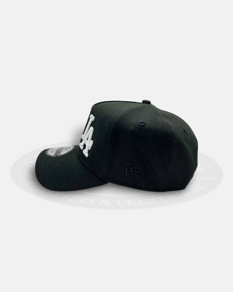 New York Yankees vs Los Angeles Dodgers Black 9Forty A-Frame Snapback Hat