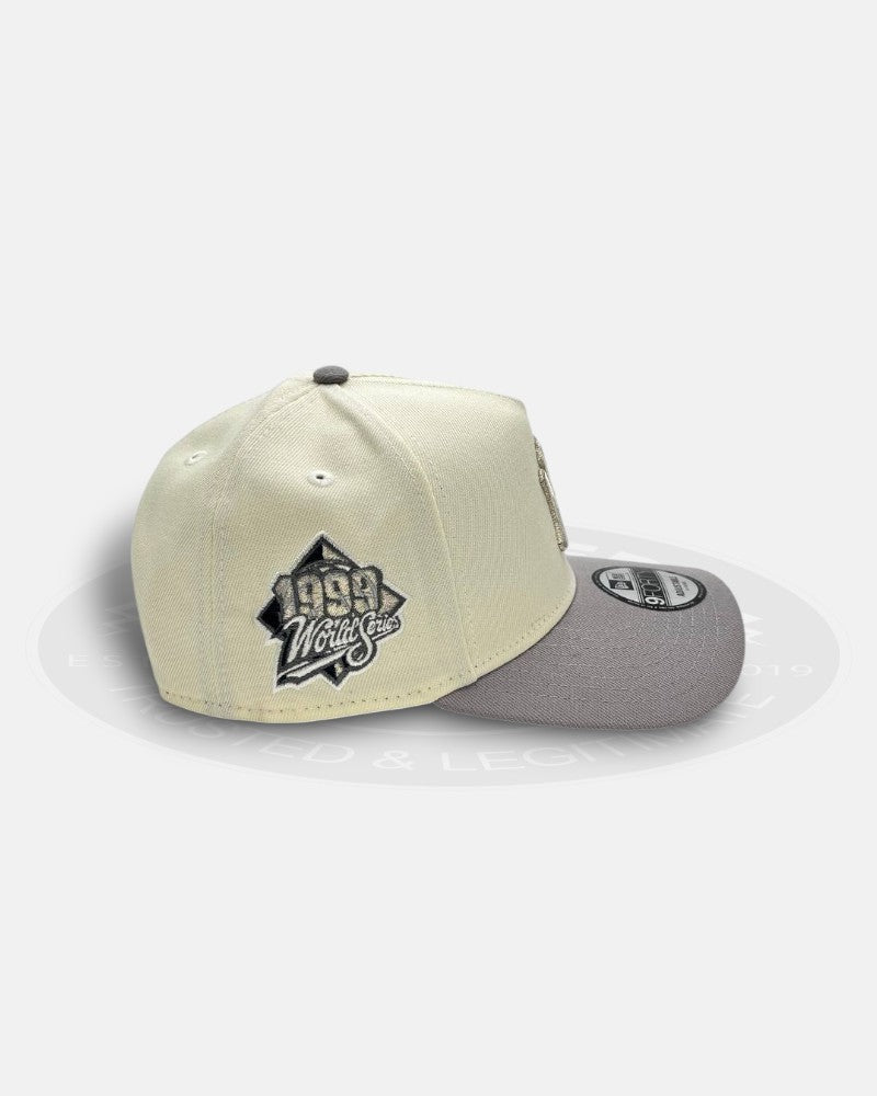 New York Yankees 1999 World Series Silver Grey A-Frame 9Forty Snapback Hat