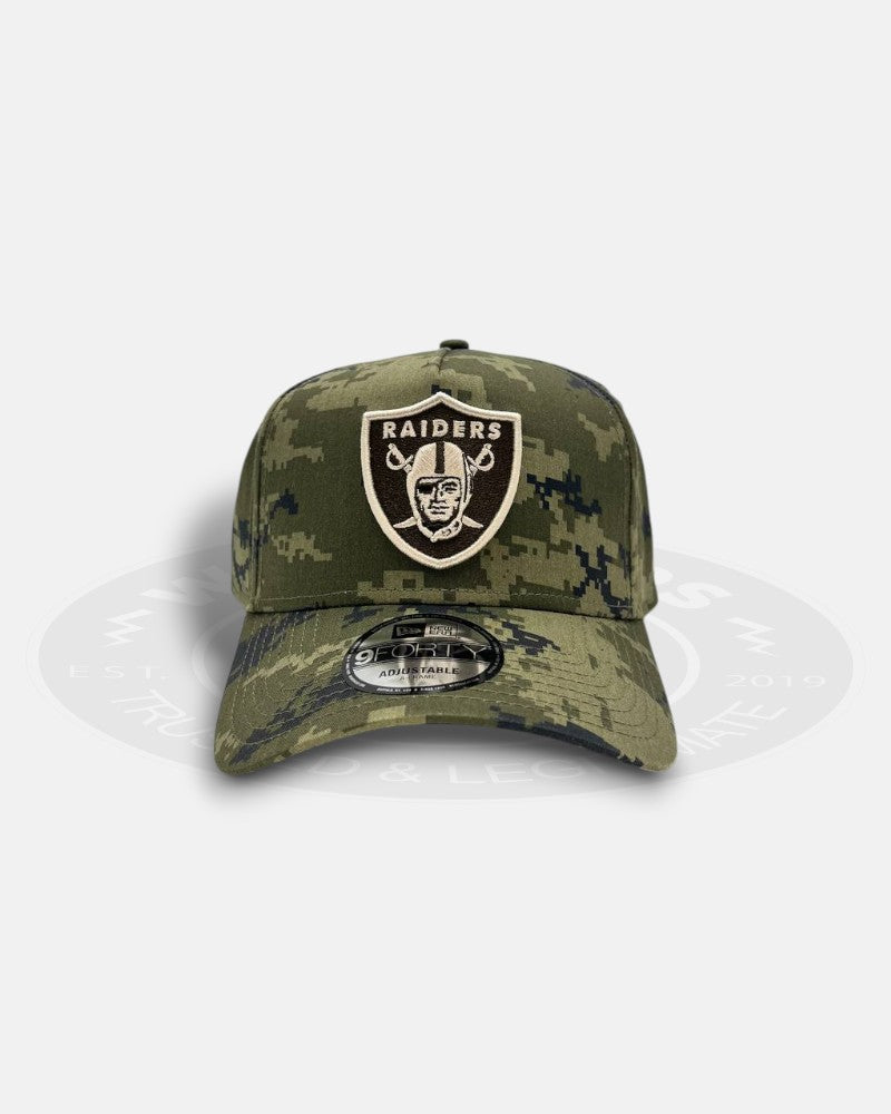 Las Vegas Raiders Digi Camo A-Frame 9Forty Snapback Hat