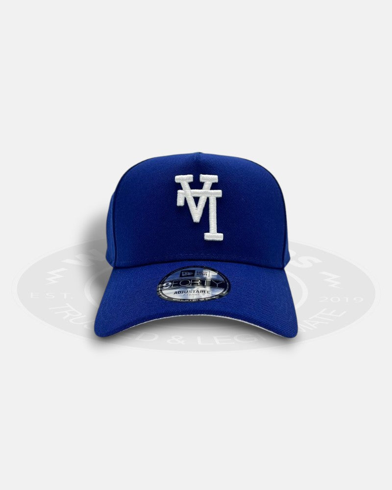 Los Angeles Dodgers Upside Down Royal Blue A-Frame 9Forty Snapback Hat