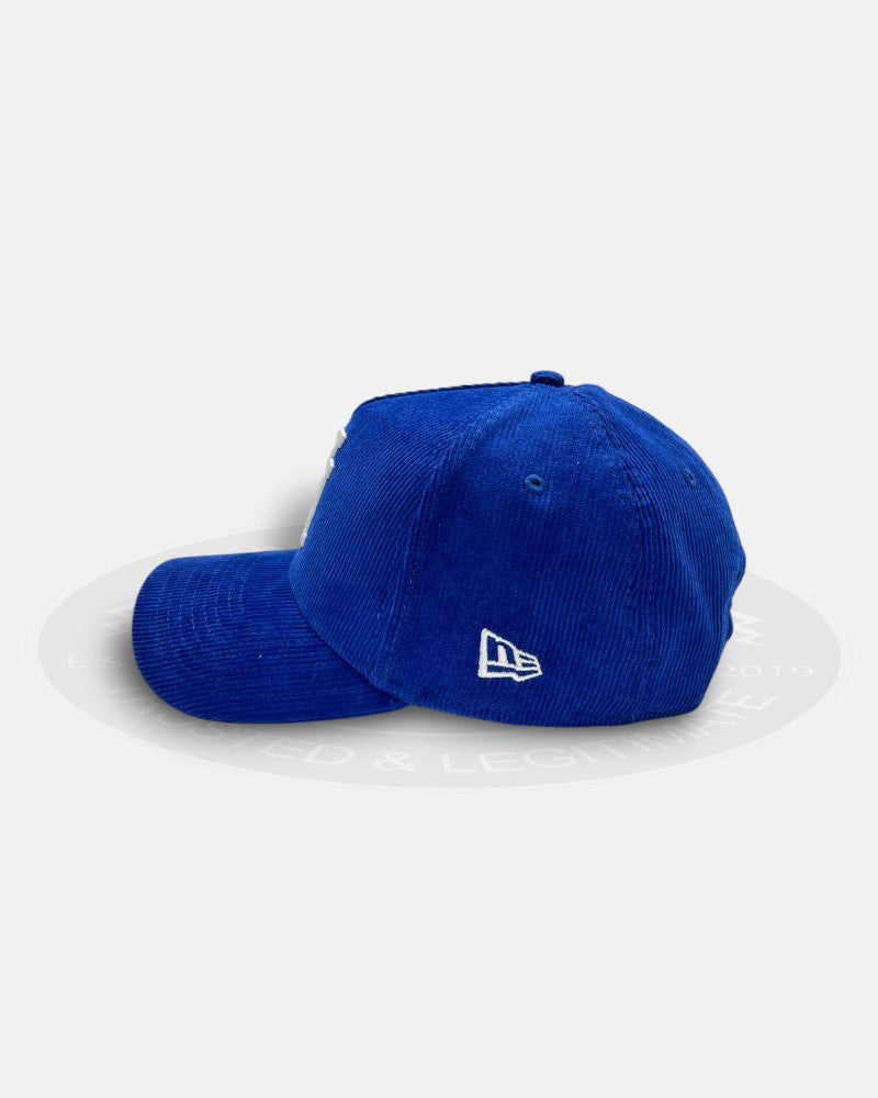 Los Angeles Dodgers Upside Down Corduroy Royal Blue A-Frame 9Forty Snapback Hat
