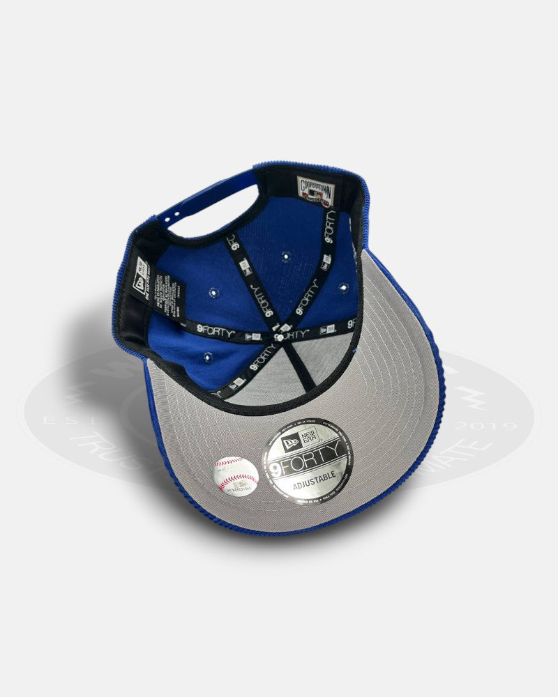 Los Angeles Dodgers Upside Down Corduroy Royal Blue A-Frame 9Forty Snapback Hat