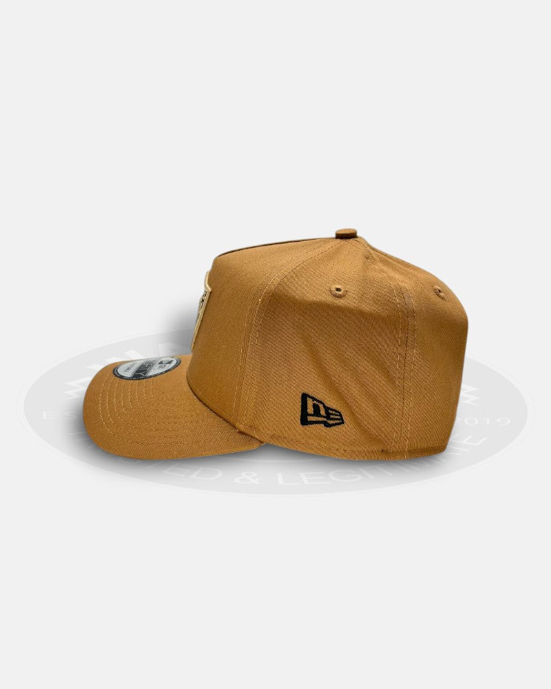 Las Vegas Raiders Wheat A-Frame 9Forty Snapback Hat