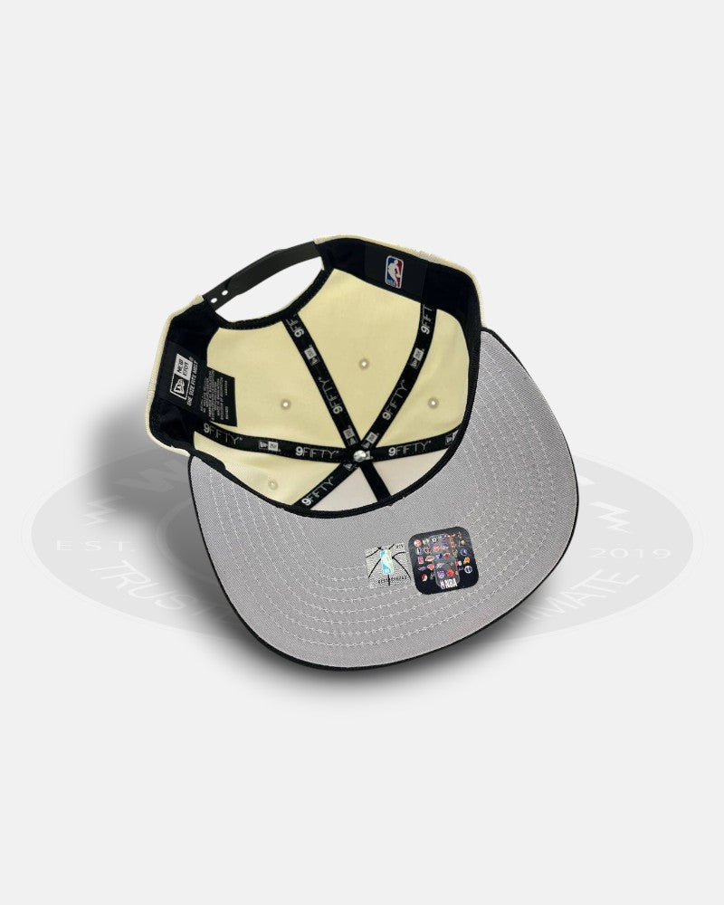 Sacramento Kings Two Tone Chrome Black A-Frame 9Fifty Snapback Hat