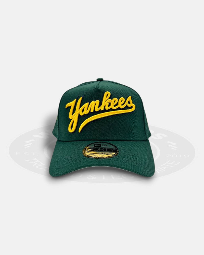 New York Yankees 1996 World Series Green Yellow A-Frame 9Forty Snapback Hat