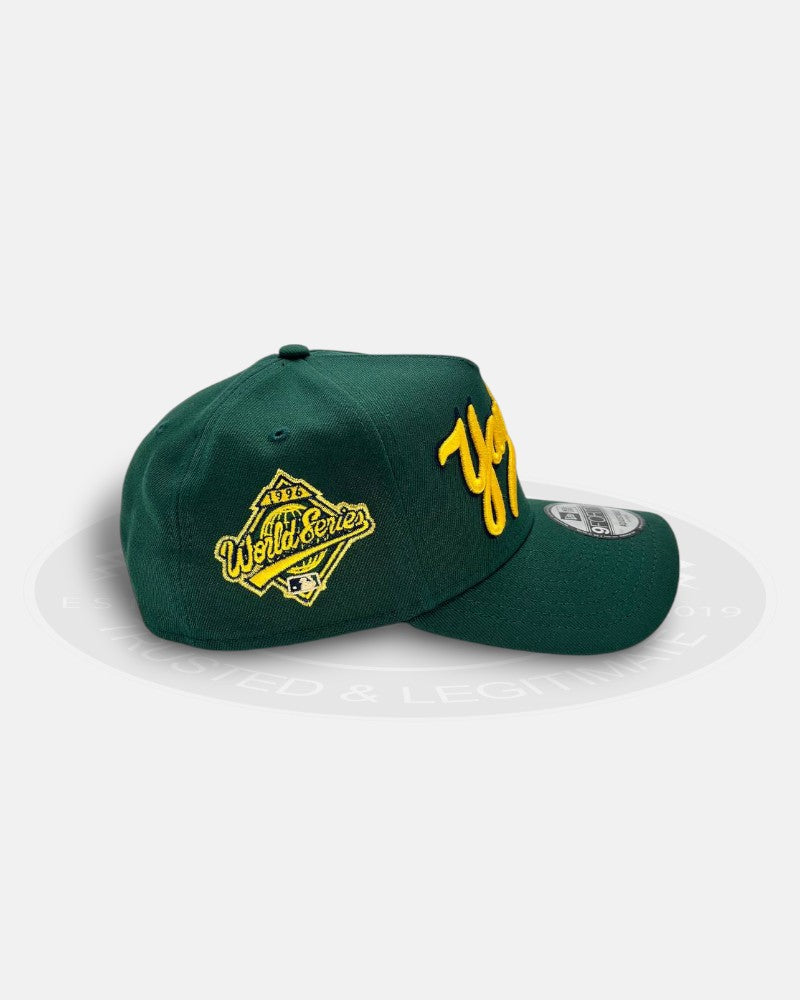 New York Yankees 1996 World Series Green Yellow A-Frame 9Forty Snapback Hat