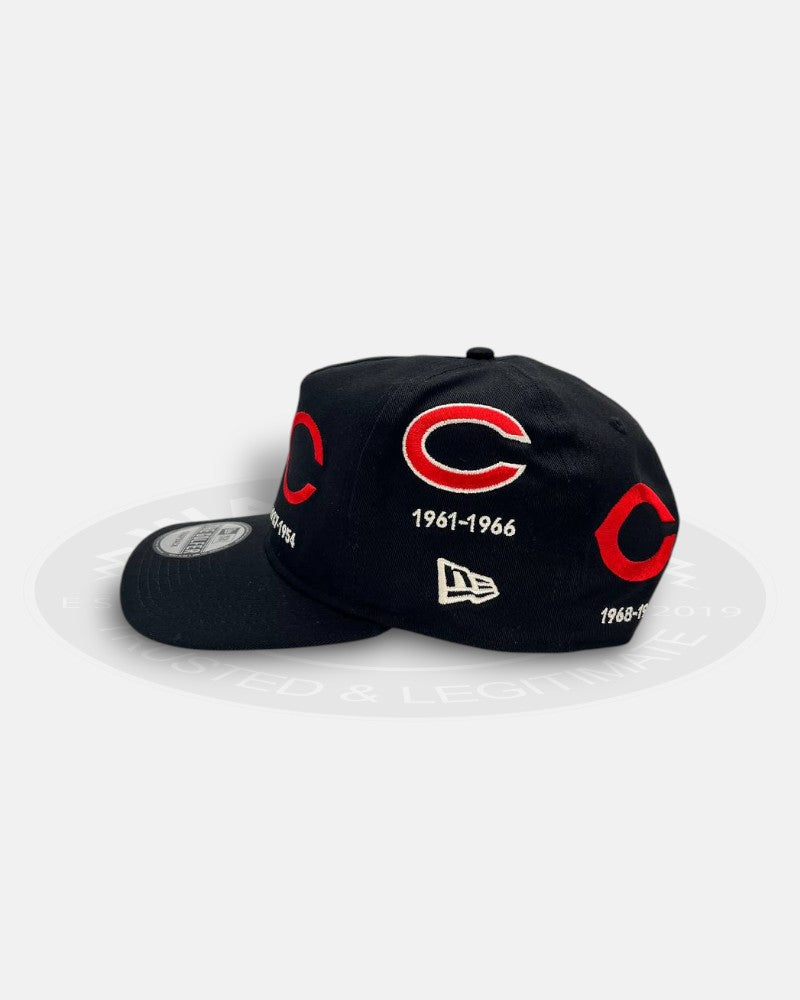 Cincinnati Reds Logo Evolution The Golfer Snapback Hat