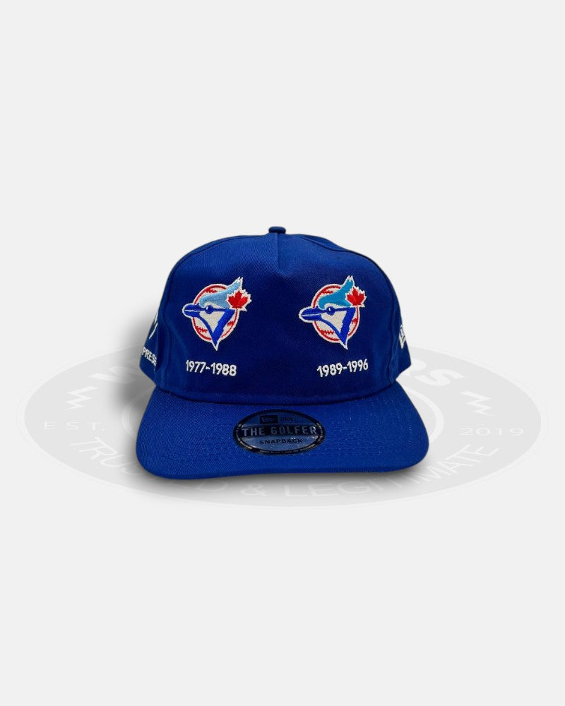 Toronto Blue Jays Logo Evolution The Golfer Snapback Hat