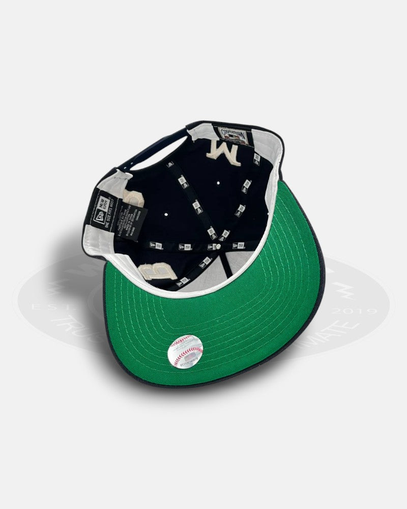 Atlanta Braves Logo Evolution The Golfer Snapback Hat