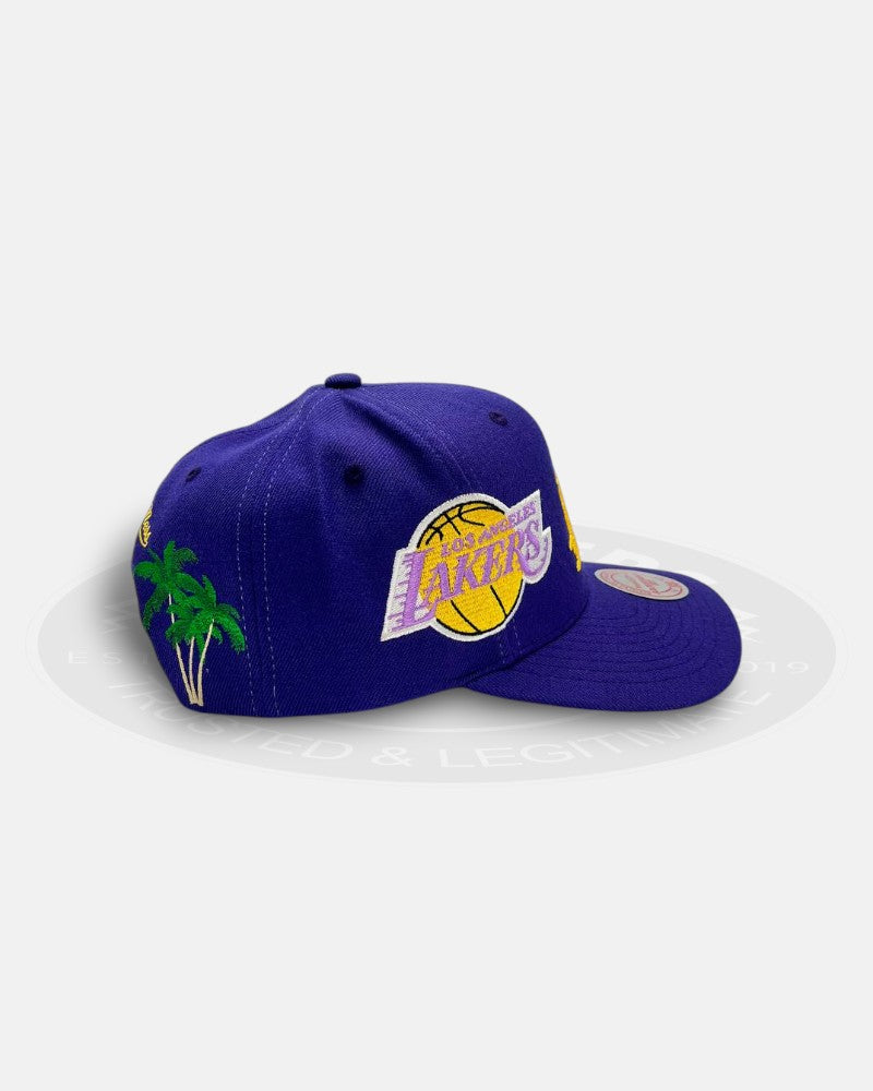 Los Angeles Lakers Highway Purple Adjustable Fit Snapback Hat