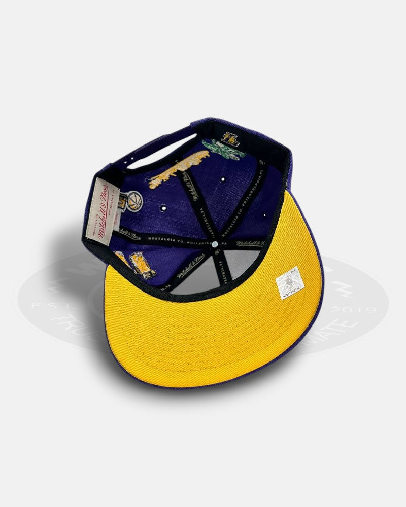 Los Angeles Lakers Highway Purple Adjustable Fit Snapback Hat
