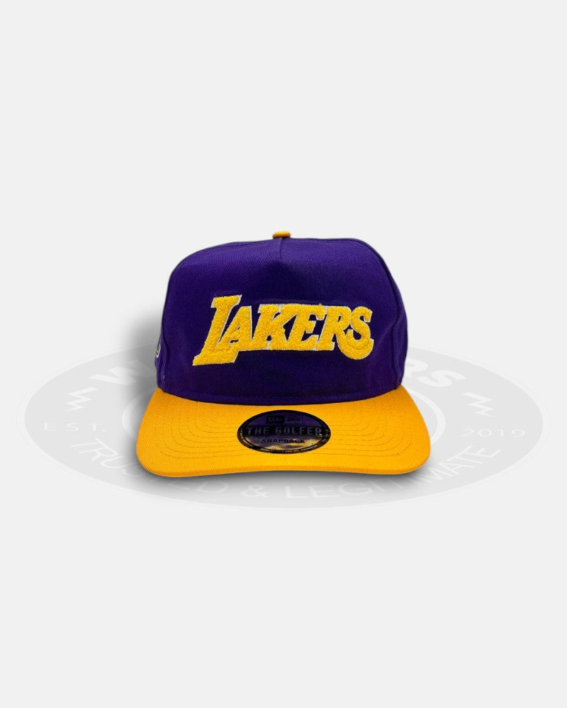 Los Angeles Lakers Chenille The Golfer Snapback Hat