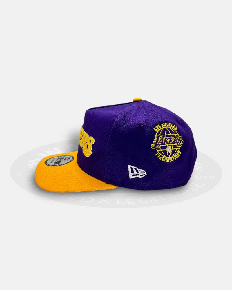 Los Angeles Lakers Chenille The Golfer Snapback Hat