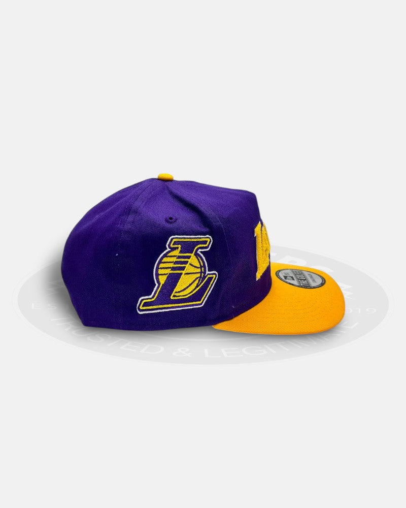 Los Angeles Lakers Chenille The Golfer Snapback Hat