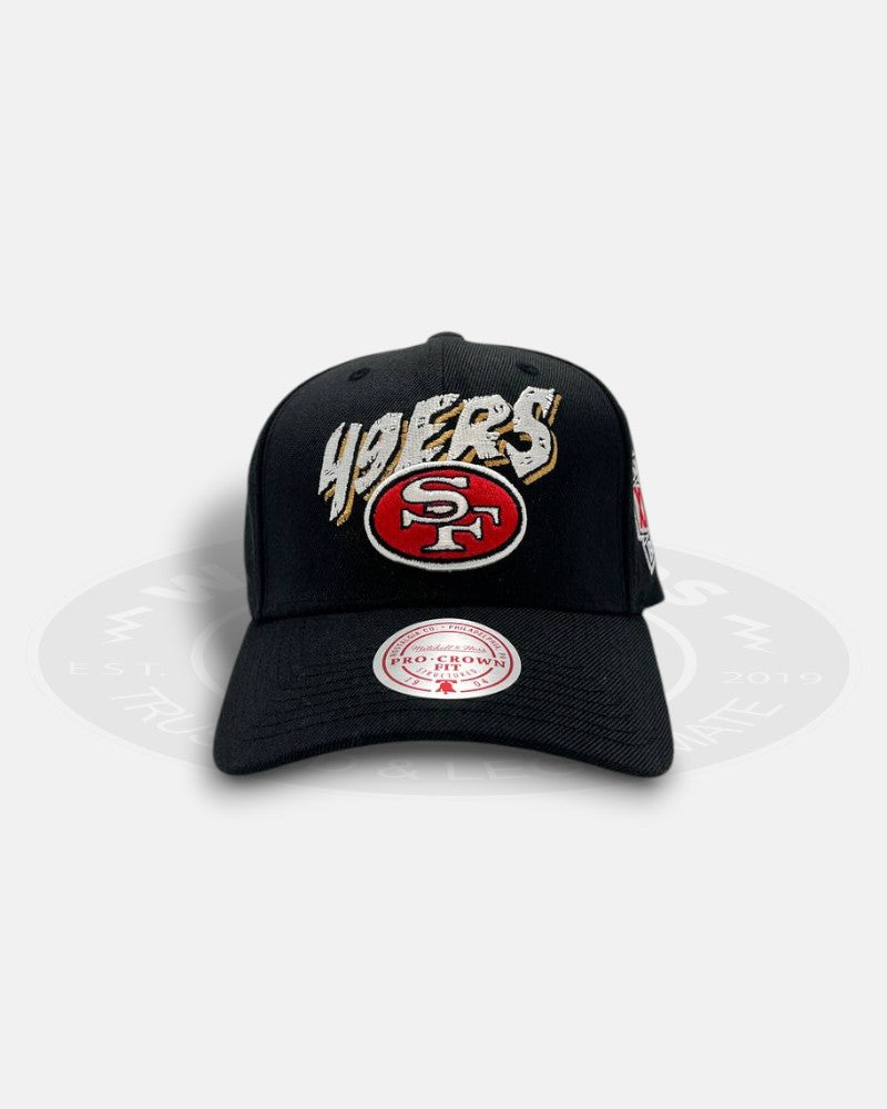 San Francisco 49ers Flame Pro Crown Snapback Hat