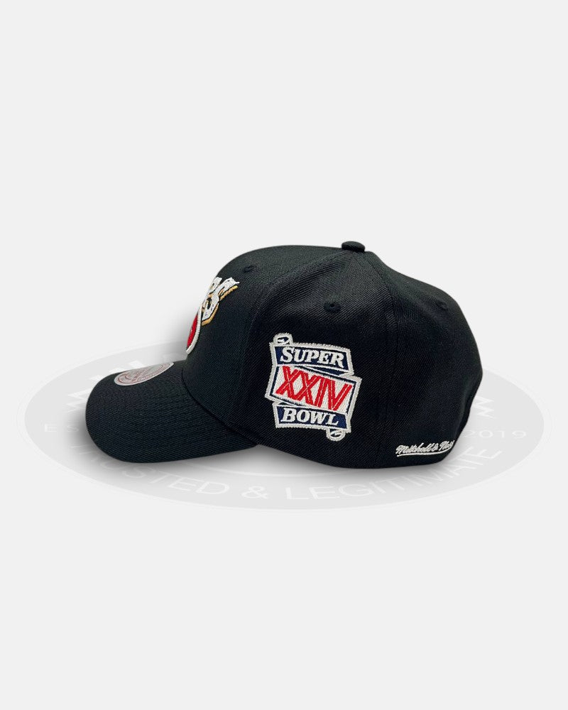 San Francisco 49ers Flame Pro Crown Snapback Hat