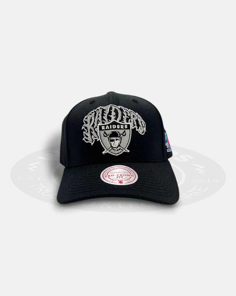 Los Angeles Raiders Flame Pro Crown Snapback Hat