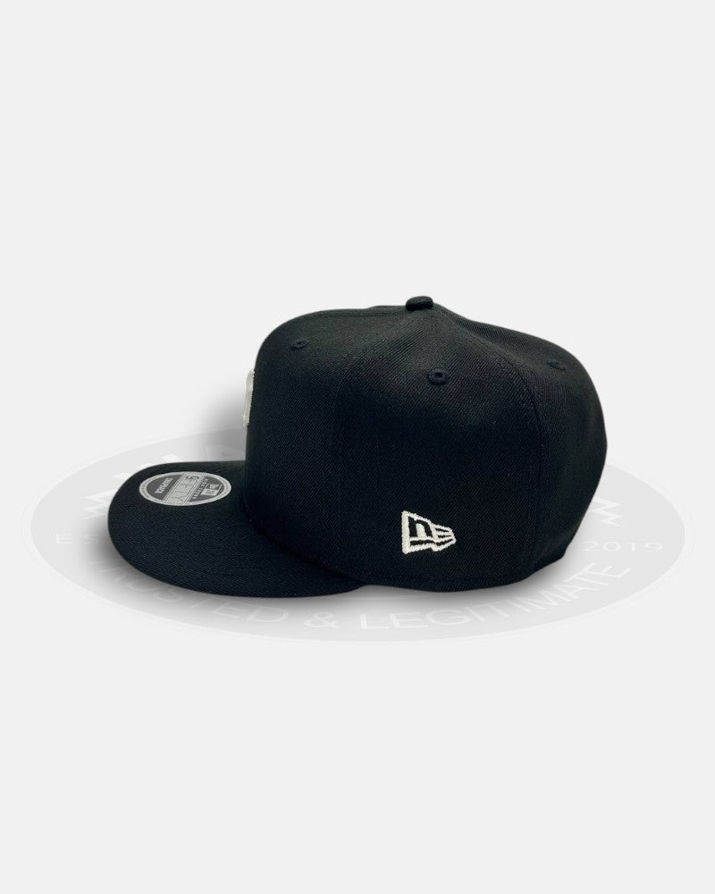 Pittsburgh Pirates Black White High Profile Pre Curved 9Fifty Snapback Hat