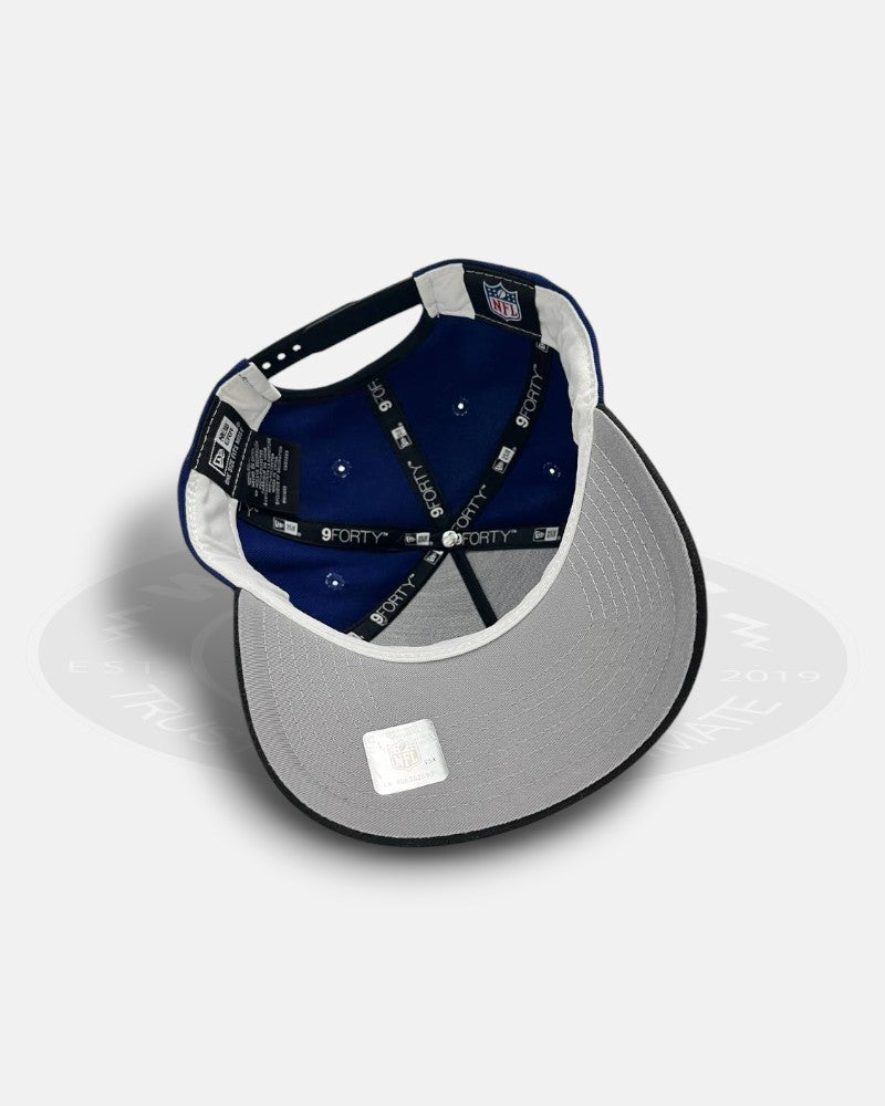 Los Angeles Raiders 2 Tone Dark Royal/Black A-Frame 9Forty Snapback Hat