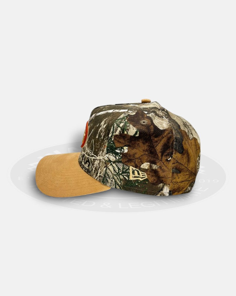 San Francisco Giants Real Tree Super Bowl XXIX A-Frame 9Forty Snapback Hat